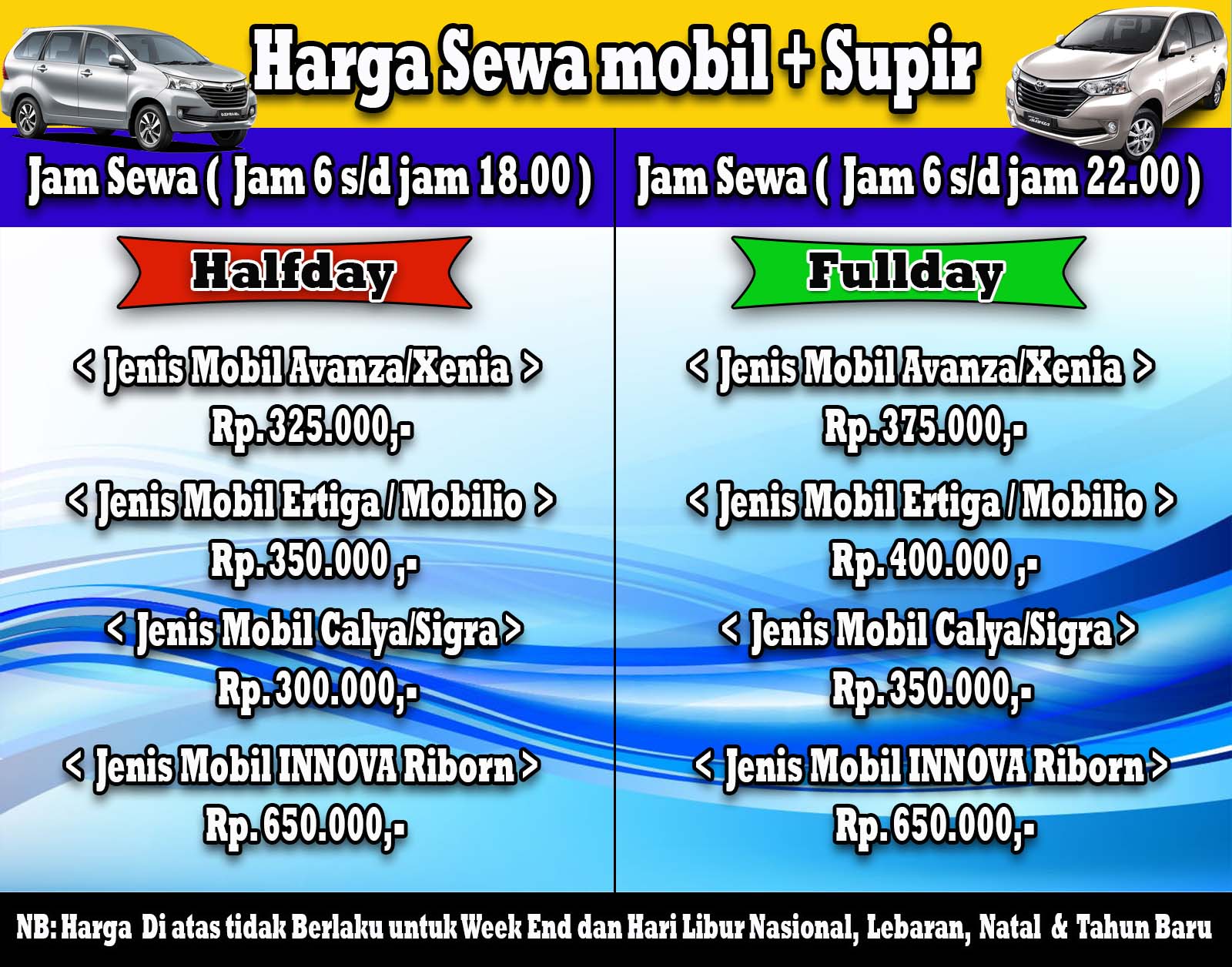 Rental Mobil Surabaya Harga