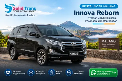 Toyota Innova Reborn armada rental mobil Malang Solidtrans
