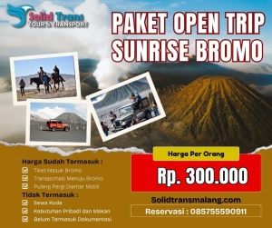 Paket Bromo Open trip