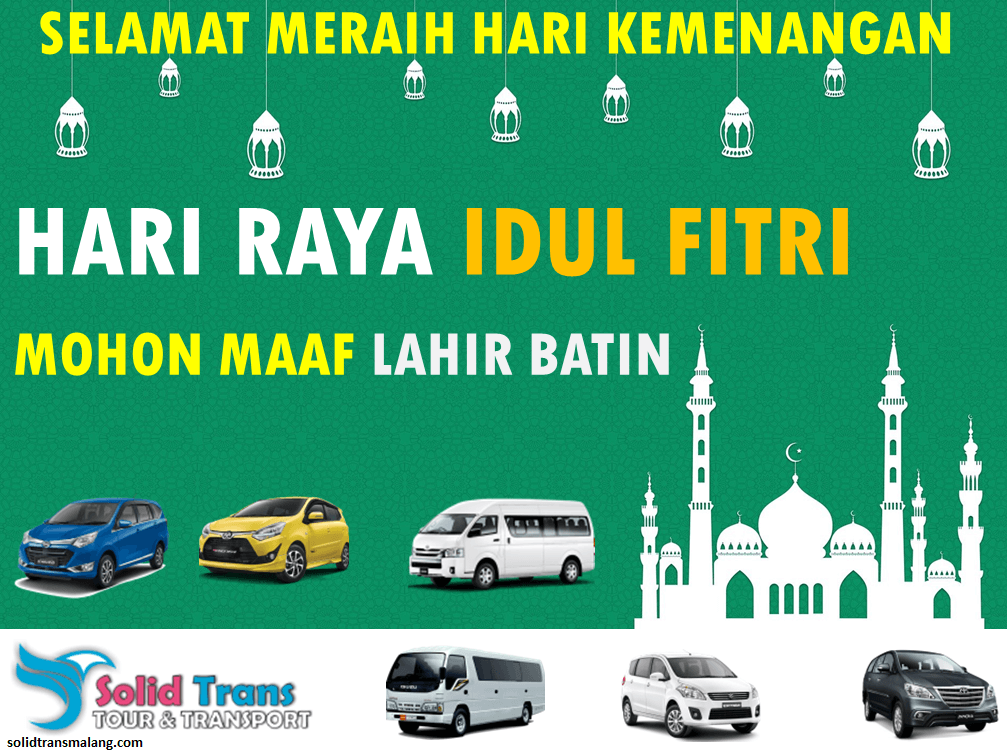 Ucapan Sewa Mobil Malang Lebaran Hari Raya Idul Fitri Solidtrans Malang